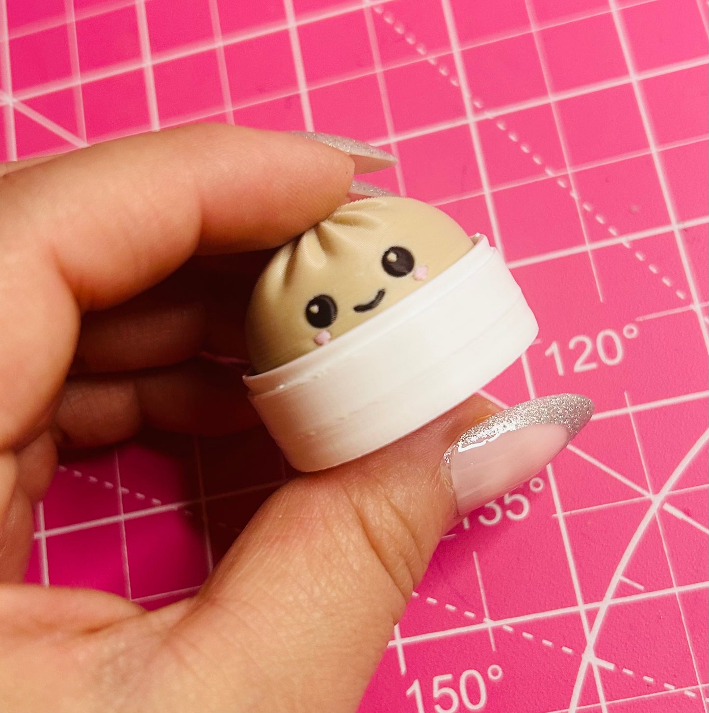 Dumpling Clicker Keychain